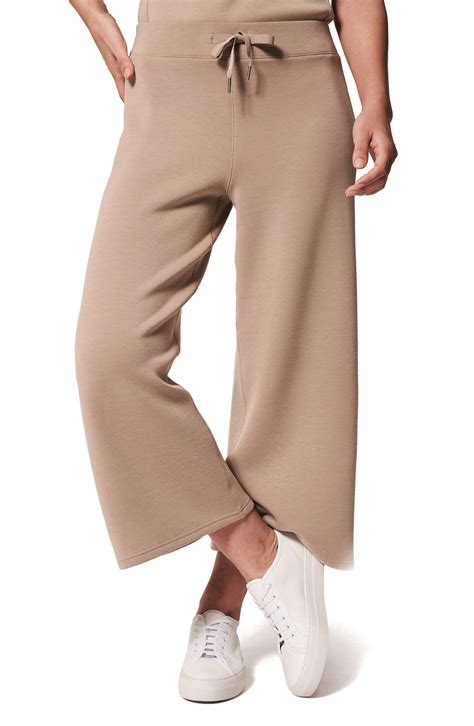 spanx wide leg crop pants